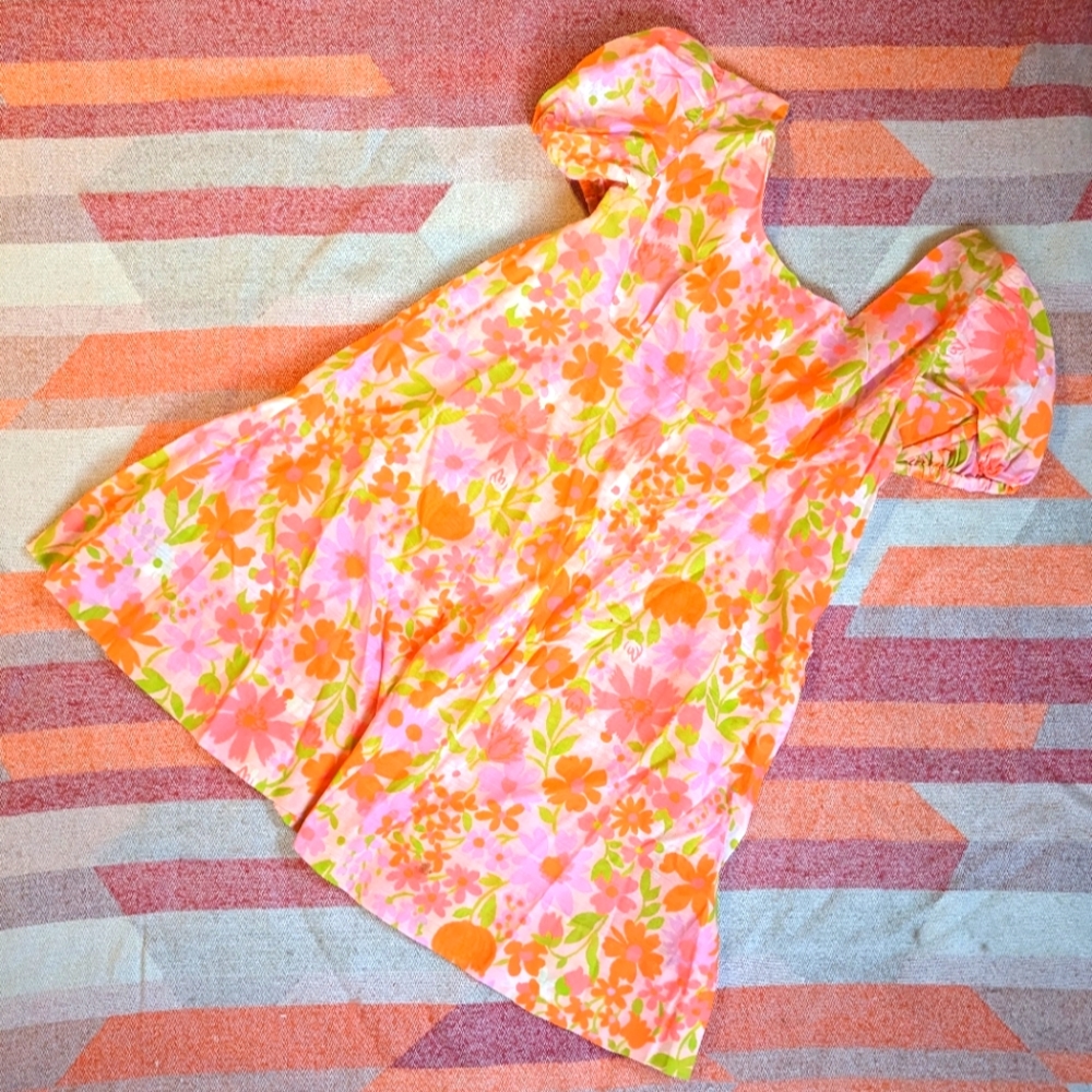 Vintage 60’s Babydoll Floral Dress